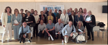 Los asociados de Zaragoza disfrutan de una jornada de convivencia en el musical “Mamma Mia!”